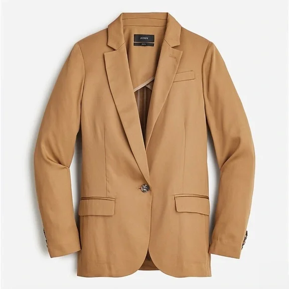 J. Crew - Alfie Blazer in Gramercy Twill - Light Cappuccino
